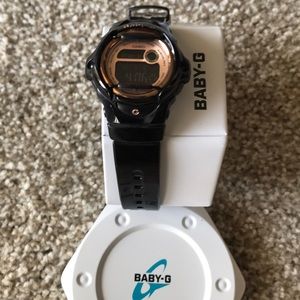 Baby-G black/Rose Gold